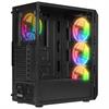 Everest X-RACER PEAK 600W Temperli Camlı RGB ATX Mid Tower Gaming Kasa