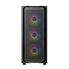 FAZEON F10 650W 80+ Bronze Tempered Glass Mesh 4x ARGB Fanlı USB 3.0 ATX Bilgisayar Kasası