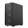 FAZEON F10 650W 80+ Bronze Tempered Glass Mesh 4x ARGB Fanlı USB 3.0 ATX Bilgisayar Kasası