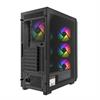 FAZEON F10 650W 80+ Bronze Tempered Glass Mesh 4x ARGB Fanlı USB 3.0 ATX Bilgisayar Kasası