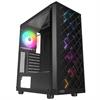 RAMPAGE AZZA V1 600W 80+ Bronze Tempered Glass USB 3.0 ARGB ATX Siyah Kasa