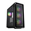 FSP CUT593P Tempered Glass Mesh USB 3.0 Type-C ARGB Siyah ATX Mid Tower Kasa + FSP 1000W PSU