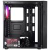 Everest FACED V5 600W Tempered Glass USB 3.0 Mesh Rainbow ATX Mid Tower Siyah Kasa