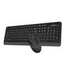 A4 Tech Fsytler FG1010 Gri Türkçe Q Kablosuz Klavye Mouse Set