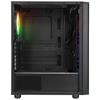 RAMPAGE AZZA V1 600W 80+ Bronze Tempered Glass USB 3.0 ARGB ATX Siyah Kasa