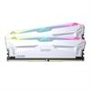 Lexar 32GB (2x16GB) Ares RGB 6400MHz CL32 DDR5 Beyaz Dual Kit Ram