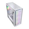 FSP CUT593P Tempered Glass Mesh USB 3.0 Type-C ARGB Beyaz ATX Mid Tower Kasa + FSP 1000W PSU