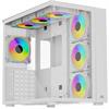 PowerBoost PB-SS02W Sea View USB 3.0 ARGB ATX Mid Tower Beyaz Kasa