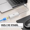 Bix USB 2.0 to RJ45 100Mbps Ethernet Dönüştürücü Adaptör