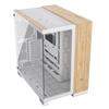 CORSAIR 6500X Tempered Glass Dual Chamber USB 3.2 Type-C Beyaz/Bambu Ağacı Mid Tower ATX Kasa