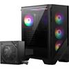 MSI MAG FORGE 120A B65 650W 80+ Tempered Glass RGB Fan USB 3.2 ATX Bilgisayar Kasası