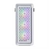 FSP CUT593P Tempered Glass Mesh USB 3.0 Type-C ARGB Beyaz ATX Mid Tower Kasa + FSP 1000W PSU