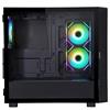PowerBoost PB-P4367BB USB 3.0 LCD Mesh ARGB ATX Mid Tower Siyah Kasa