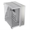 CORSAIR 6500X Tempered Glass Dual Chamber USB 3.2 Type-C Beyaz/Saten Gri Alüminyum Mid Tower ATX Kasa