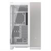 CORSAIR 6500X Tempered Glass Dual Chamber USB 3.2 Type-C Beyaz/Saten Gri Alüminyum Mid Tower ATX Kasa