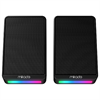 MIKADO MD-178 2.0 3W*2 RGB Aydınlatmalı USB + 3.5mm 5V Siyah Hoparlör