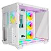 Rampage LOOPY ARGB USB3.0 Tempered Glass Beyaz Mid Tower Gaming Kasa