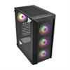 VENTO CMT218 Tempered Glass USB 3.0 Tempered Glass Mesh Rainbow ATX Mid Tower Kasa + FSP 650W 80Plus PSU
