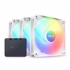 NZXT F120 RGB Core  3x120mm Kontrolcülü Beyaz Kasa Fanı