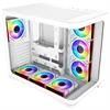 GameBooster GB-G2851BW Sea View USB 3.0 ARGB ATX Mid Tower Beyaz Kasa