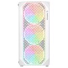 Rampage ZUKO 600W 80 Plus Bronze Rainbow 4 Adet Fanlı Temper Camlı Beyaz Oyuncu Kasası