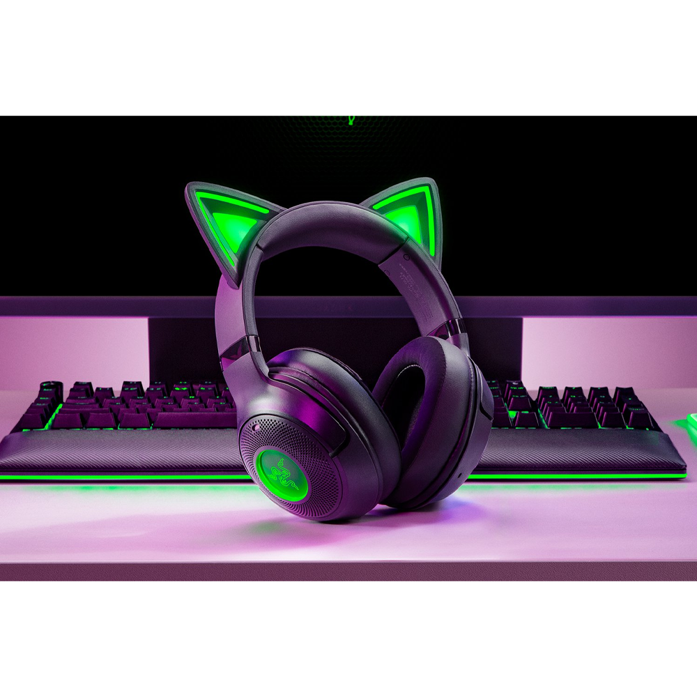 Razer Kraken Kitty V2 Siyah RGB Mikrofonlu Gaming Kulaklık