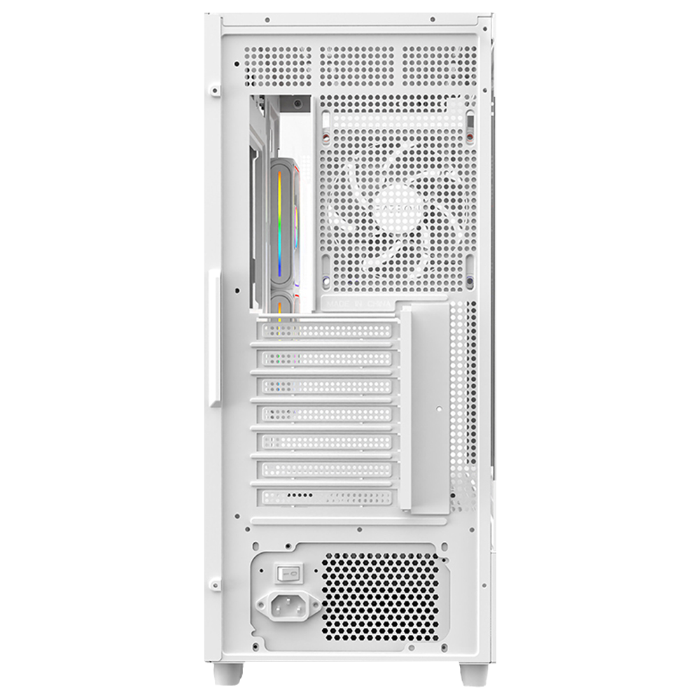 FAZEON F17 750W 80+ Bronze Tempered Glass Mesh 3x ARGB Fanlı USB 3.0 Beyaz ATX Bilgisayar Kasası