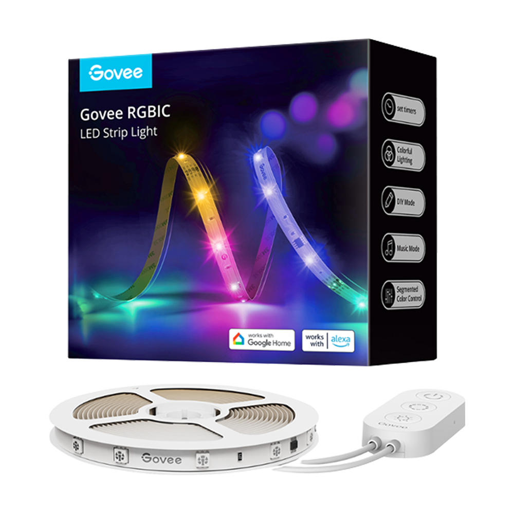 GOVEE RGBIC Basic WiFi+BT 5M LED Şerit