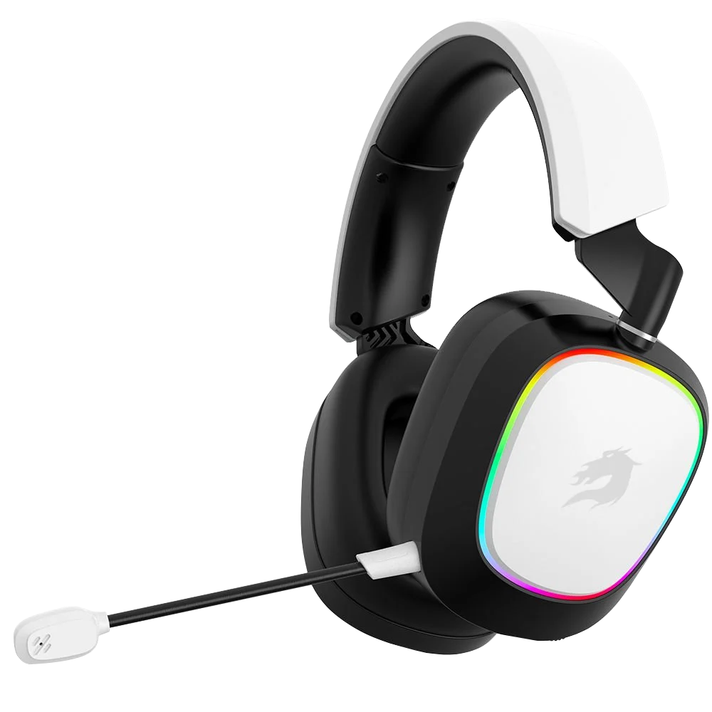 GameBooster WBH23W Nemesis PRO RGB Wireless 2.4G+BT Beyaz Kablosuz Gaming Kulaklık	