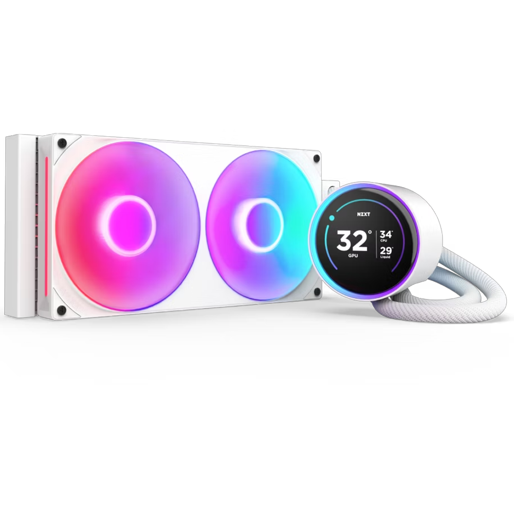 NZXT Kraken Elite 280 RGB 280mm Beyaz İşlemci Sıvı Soğutucu