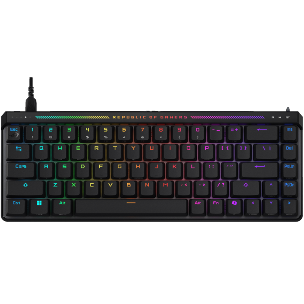 ASUS ROG FALCHION ACE HFX ROG HFX Manyetik Switch Kablolu RGB Türkçe(Q) Siyah Mekanik Gaming Klavye