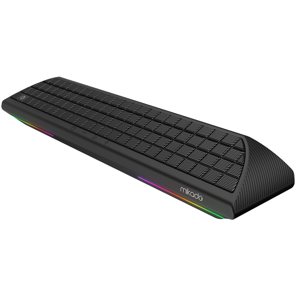 Mikado MD-SBT32 16W Siyah 2000mAh RGB AUX Bluetooth Soundbar Speaker