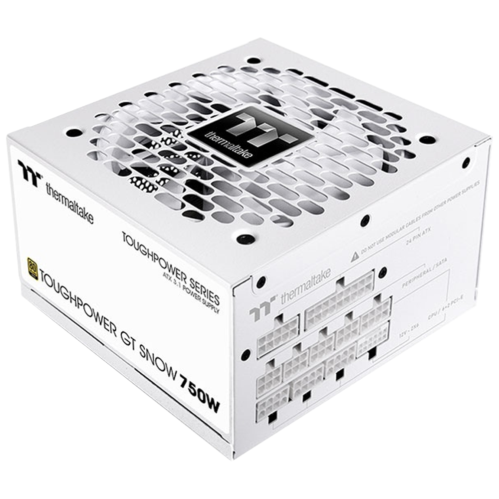 Thermaltake Toughpower GT 750W 80+ Gold 120mm Gen 5.1 ATX 3.1 Full Modüler Fanlı Beyaz PSU