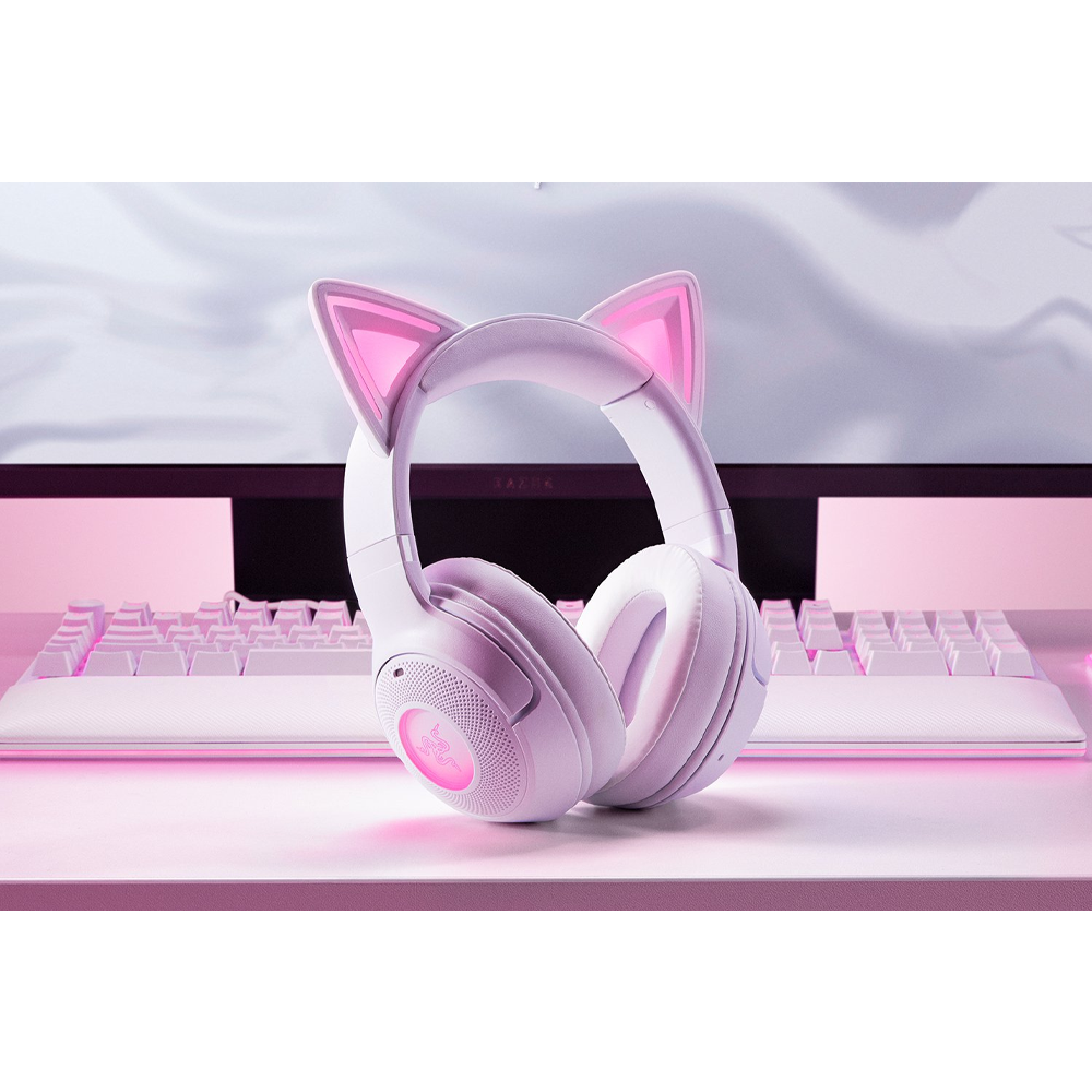 Razer Kraken Kitty V2 Beyaz RGB Mikrofonlu Gaming Kulaklık