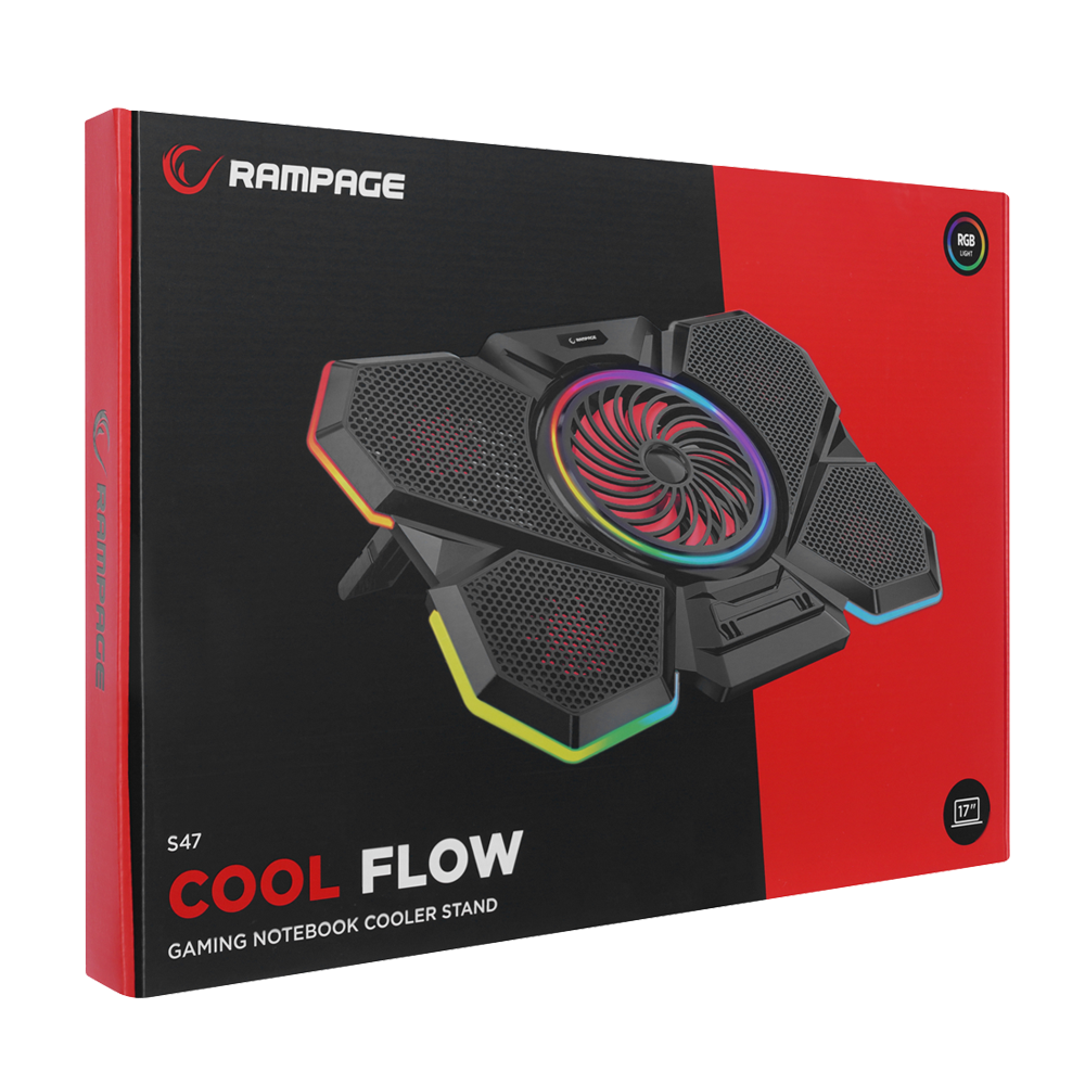 Rampage S47 COOLFLOW 17.3" Notebook Soğutucu Stand