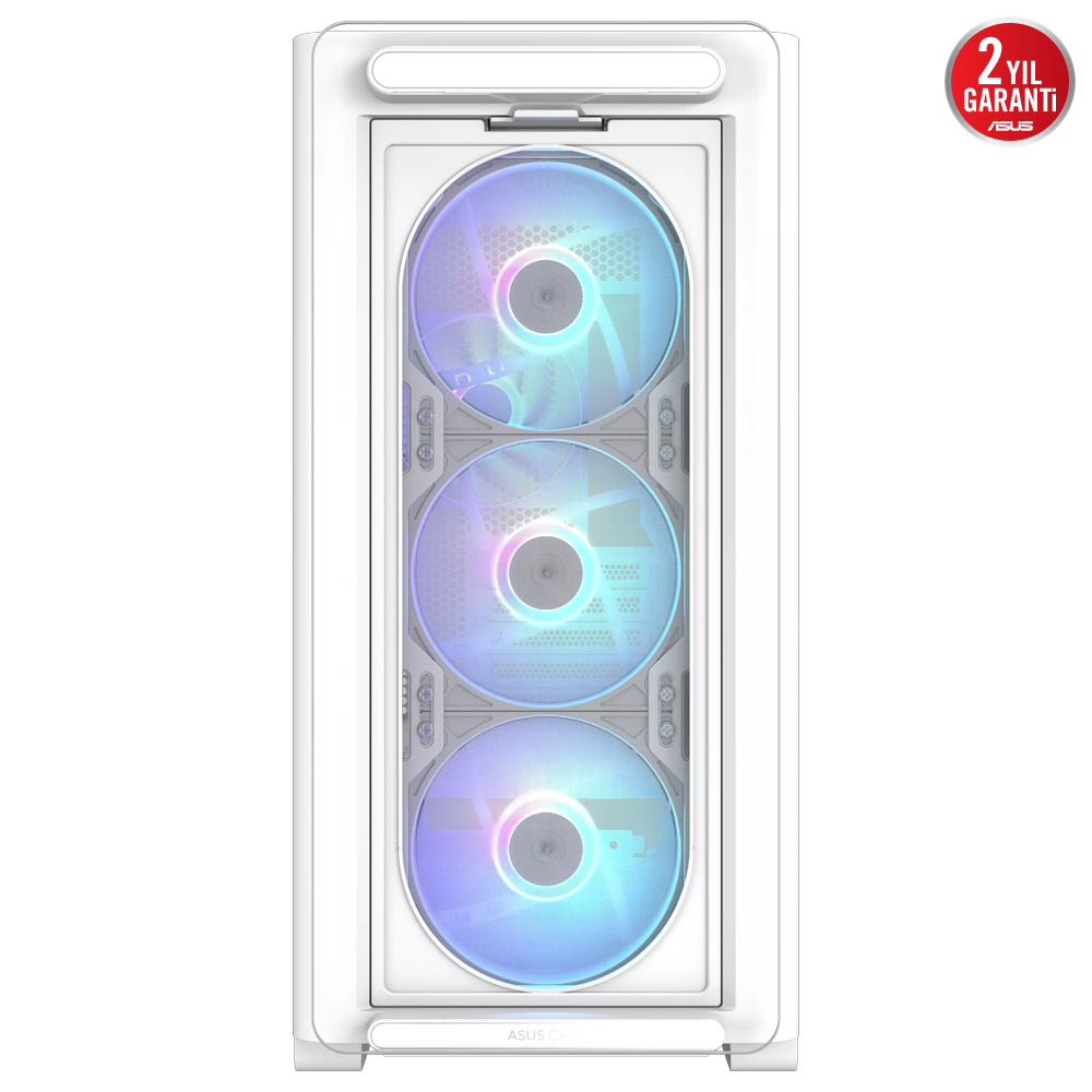 ASUS A23 PLUS Tempered Glass ARGB Beyaz USB 3.2 mATX Kasa