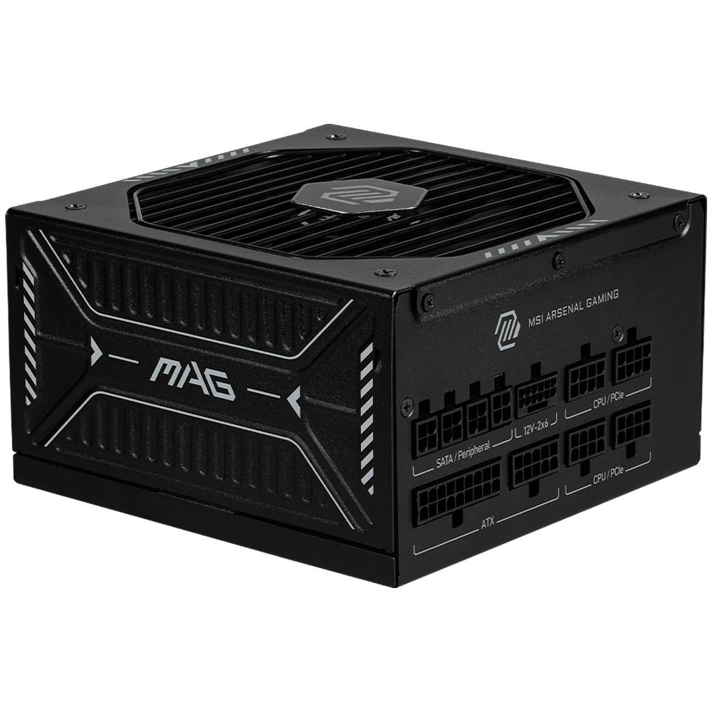 MSI MAG A850GLS PCIE5 850W 80+ Gold Plus GEN 5.1 ATX 3.1 135mm Fanlı PSU