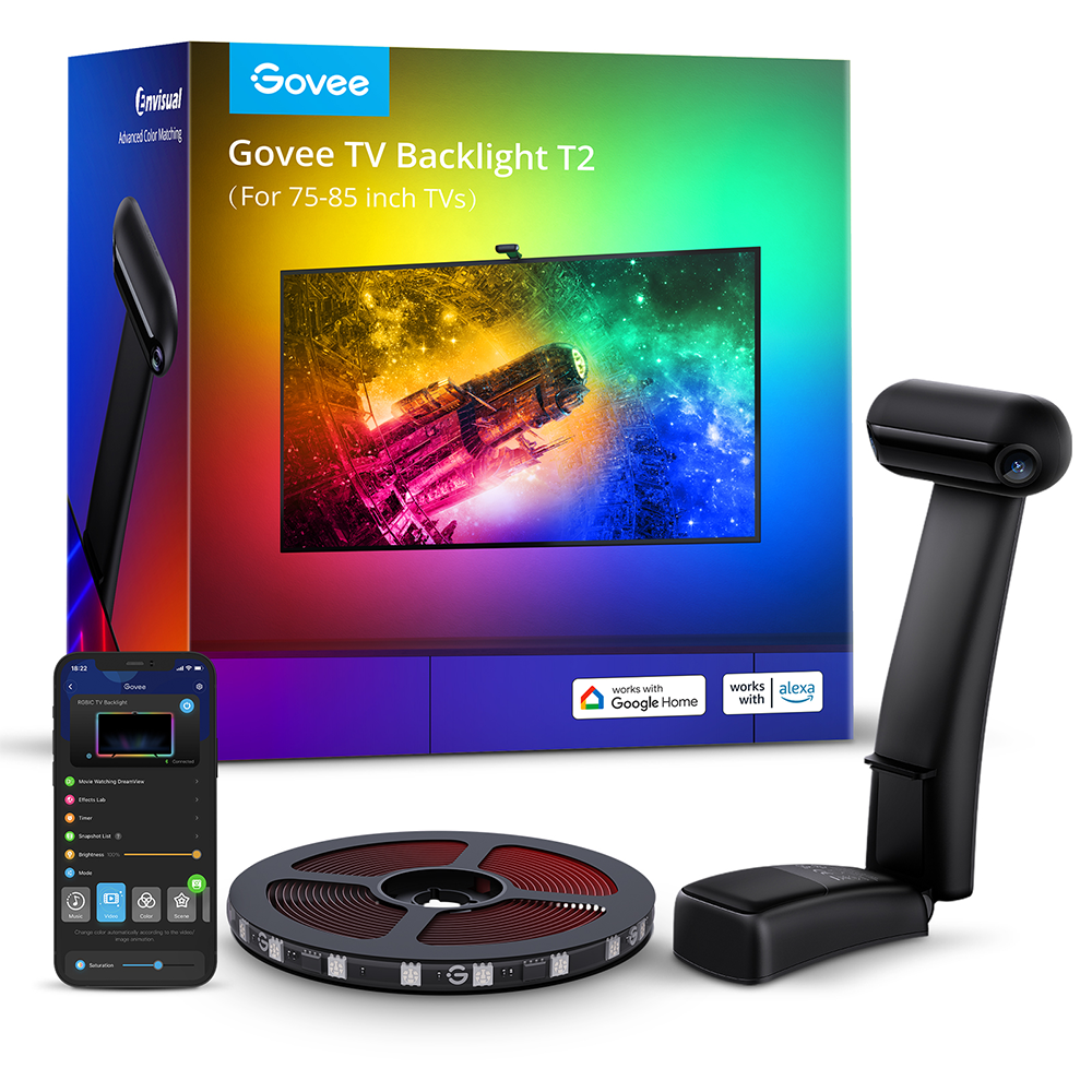 GOVEE ENVISUAL T2 75-85 inç TV Arkası LED Ambiyans Aydınlatma
