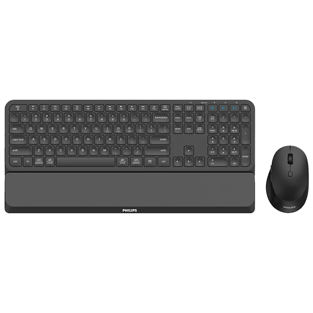 Philips SPT6607 Kablosuz Türkçe Q Siyah Klavye Mouse Set