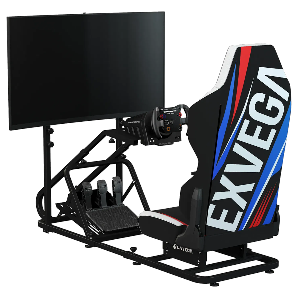 EXVEGA SR01 Sim Racing Yarış Simülatörü Kokpiti
