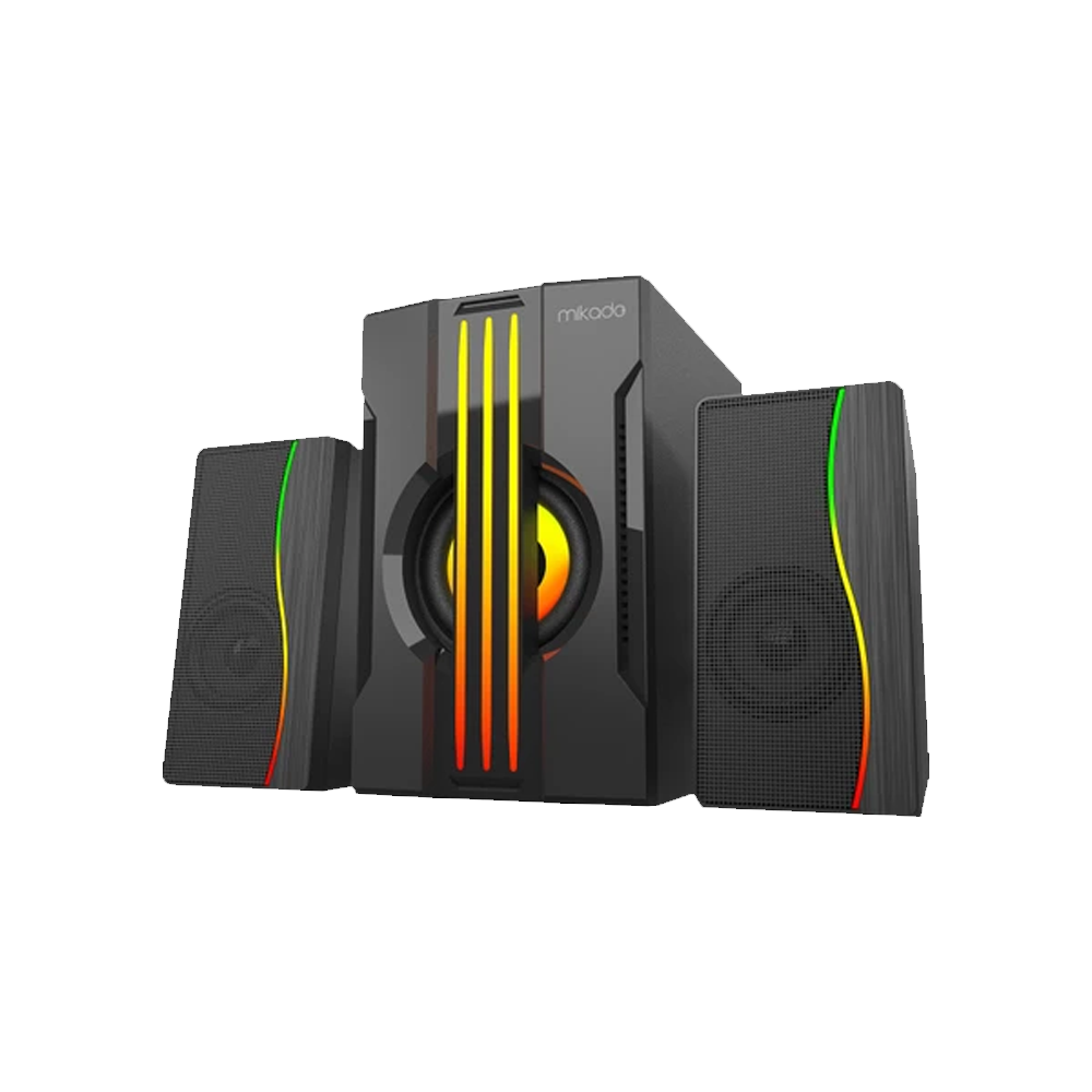 MIKADO MD-254 25W RGB FM/BT/SD/USB 2+1 Ses Sistemi