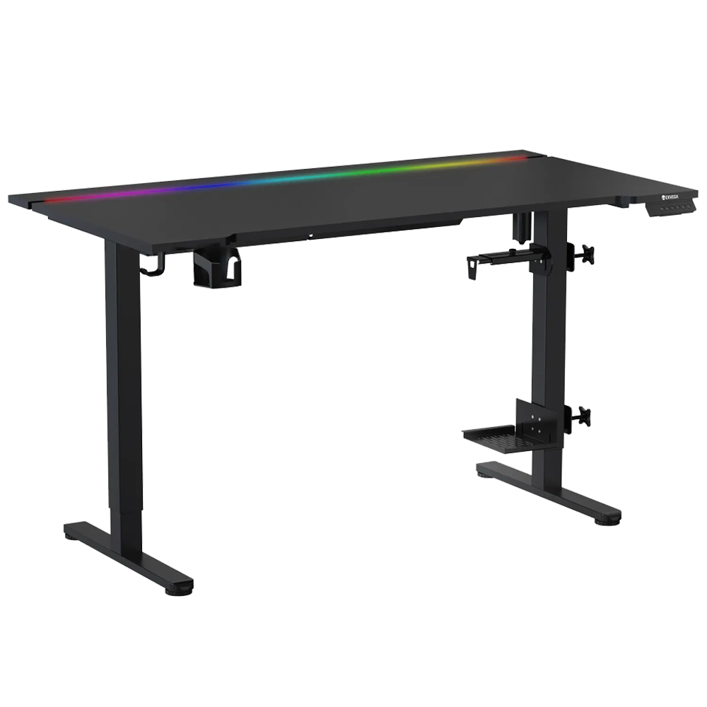 EXVEGA Nexus RGB Yükseklik Ayarlı Metal Oyuncu ve Çalışma Masası