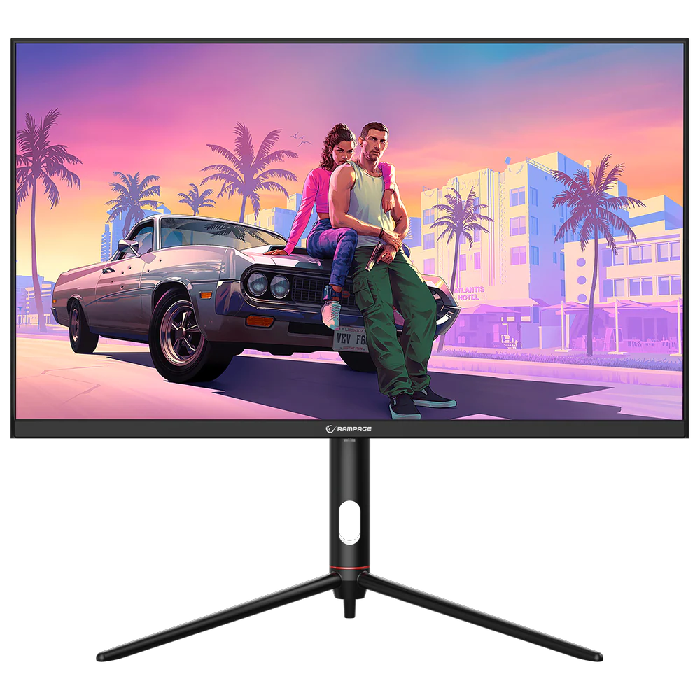 Rampage Glacier GL27R180Q 27" 180Hz 1ms HDMI DP Freesync G-Sync Siyah QHD IPS Gaming Monitör