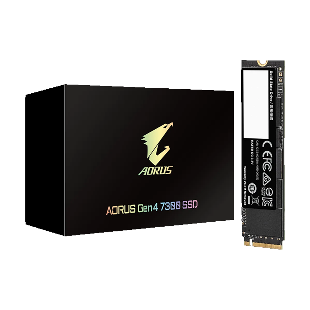 GIGABYTE AORUS 1TB 7300 Gen4x4 NVMe M.2 2280 SSD (7300MB Okuma / 6000 MB Yazma)