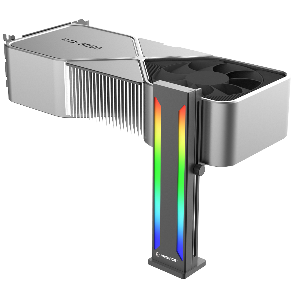 Rampage TRIM X10 Siyah ARGB Ekran Kartı Destek Aparatı