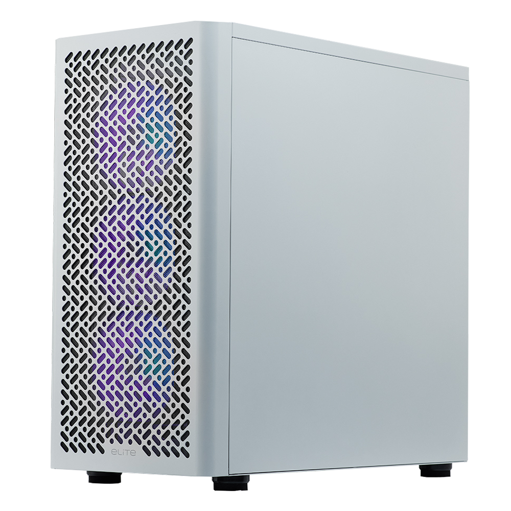 Cooler Master ELITE 502 ARGB Tempered Glass USB 3.2 Beyaz Mid Tower Kasa