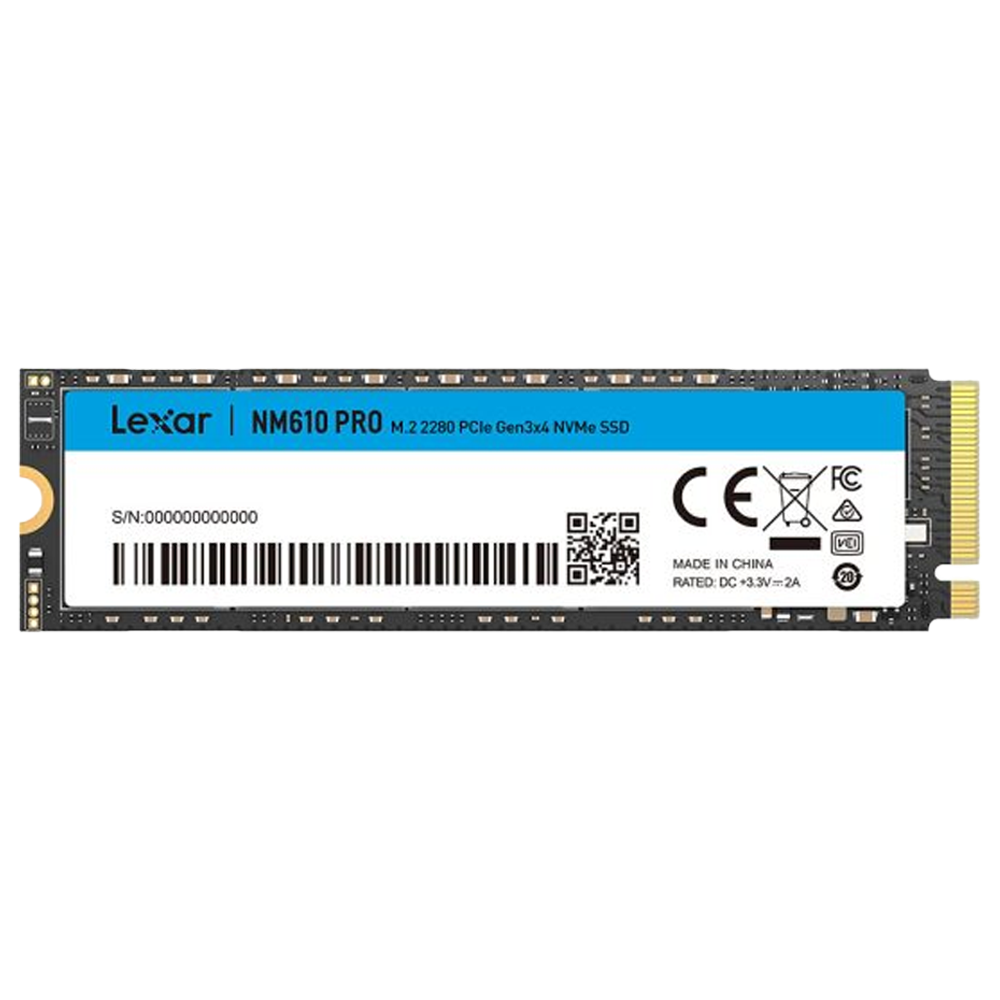 Lexar 500GB NM610PRO Gen3 M.2 SSD 3000MB Okuma / 2600MB Yazma