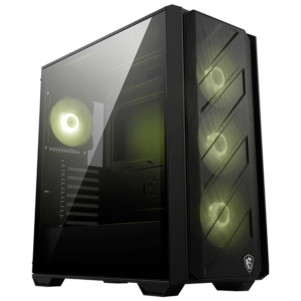 MSI MAG FORGE 330R AIRFLOW Tempered Glass ARGB USB 3.2 Siyah ATX Mid Tower Bilgisayar Kasası