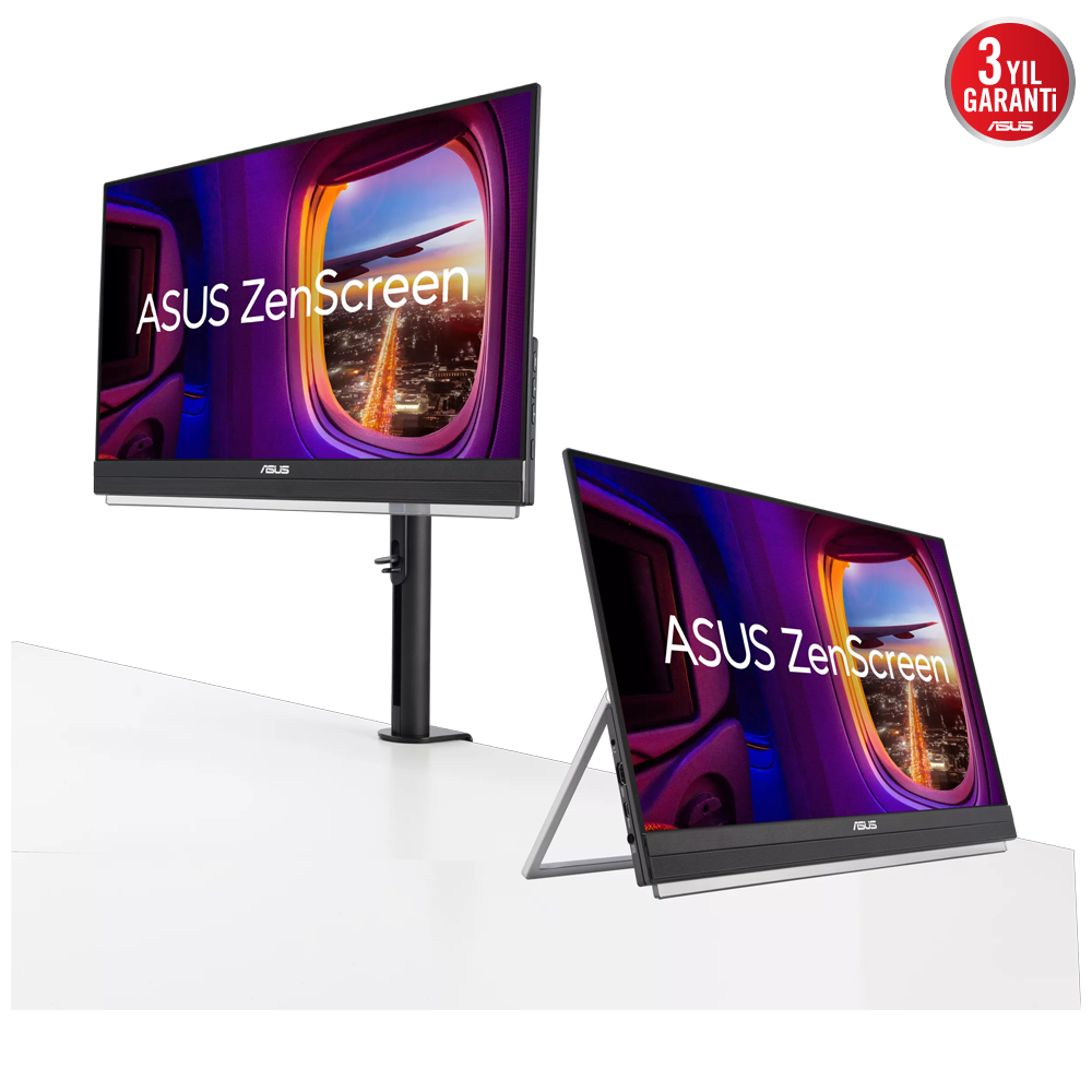 ASUS ZenScreen MB229CF 22" 100Hz 5ms HDMI USB-C LED IPS Taşınabilir Monitör