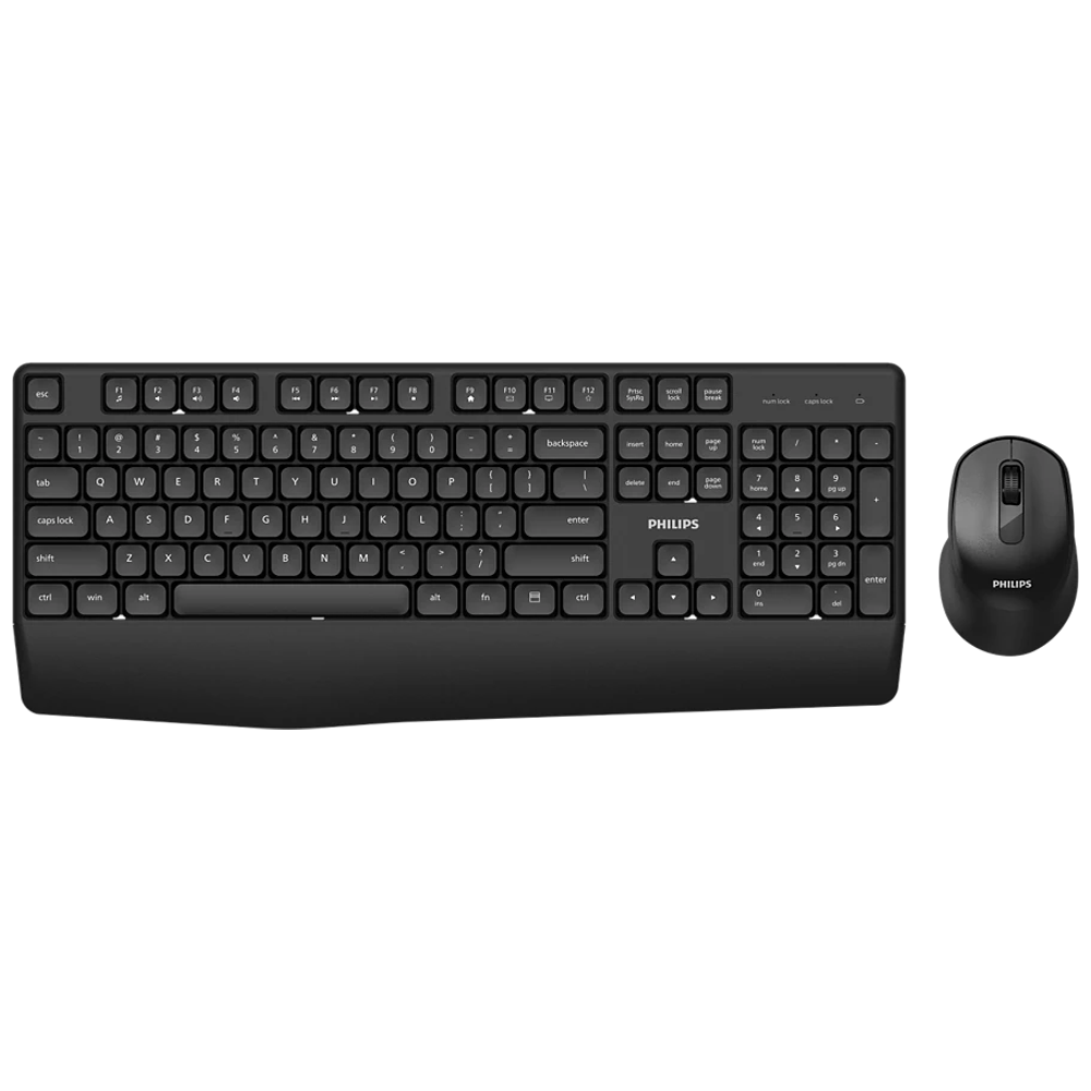 Philips SPT6348B Kablosuz Türkçe Q Siyah Klavye Mouse Set